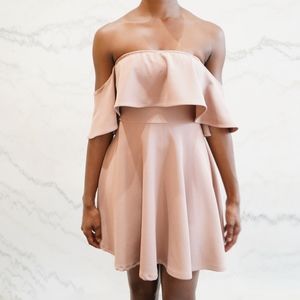 The Mauve Pink Skater Dress